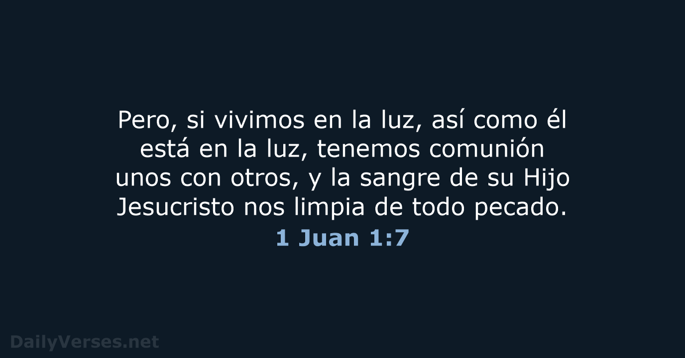 1 Juan 1:7 - NVI