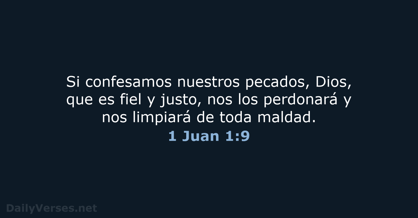 1 Juan 1:9 - NVI