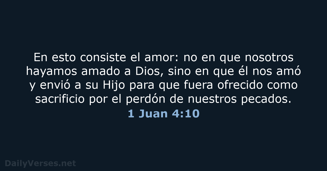 1 Juan 4:10 - NVI
