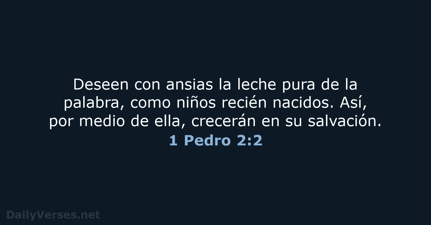 1 Pedro 2:2 - NVI