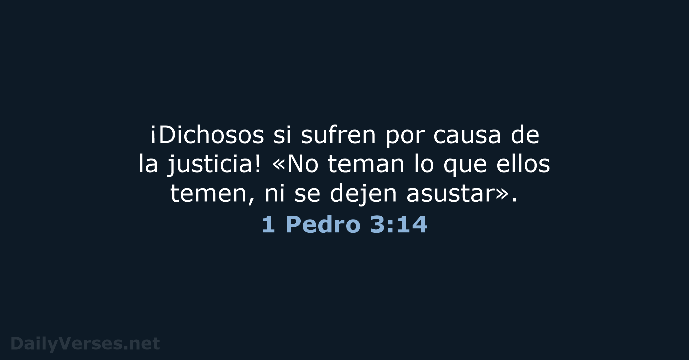 1 Pedro 3:14 - NVI