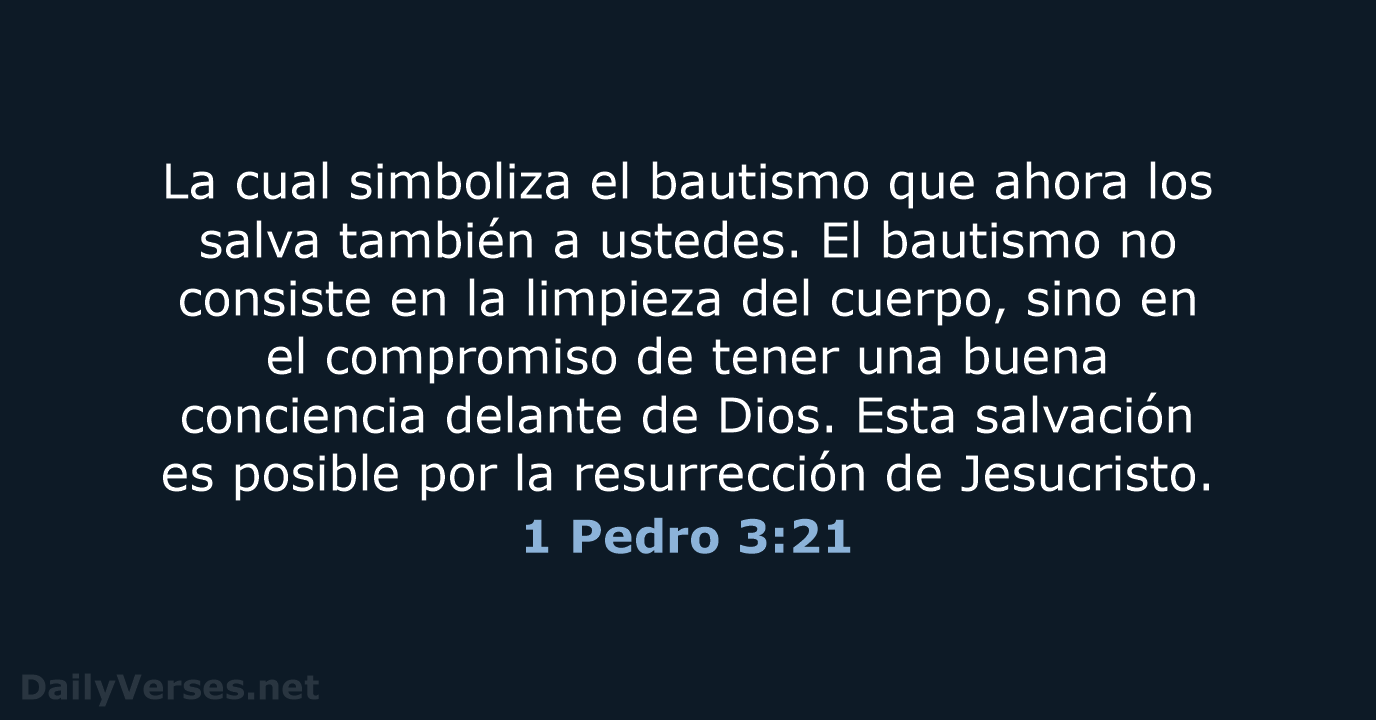1 Pedro 3:21 - NVI