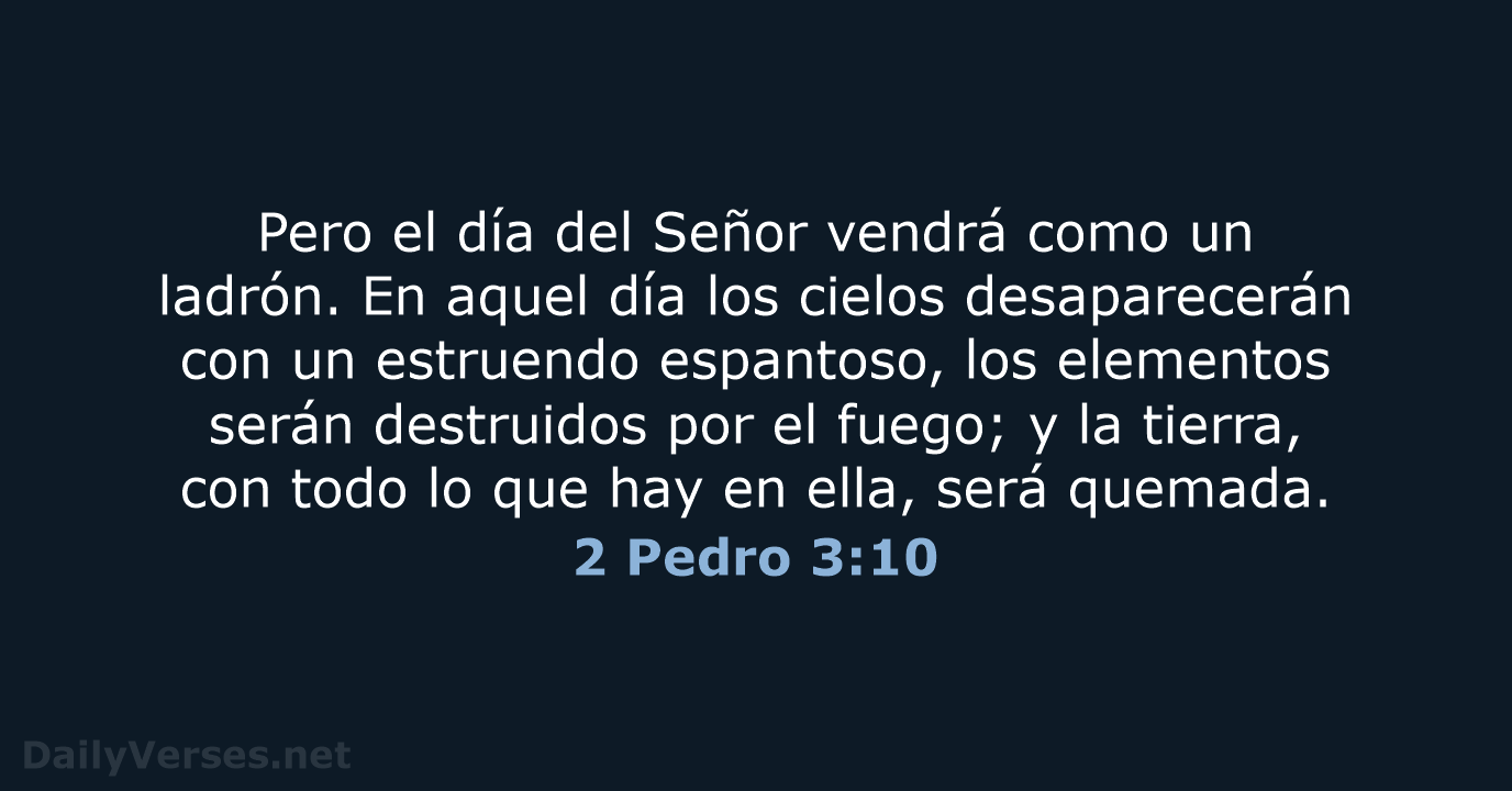 2 Pedro 3:10 - NVI