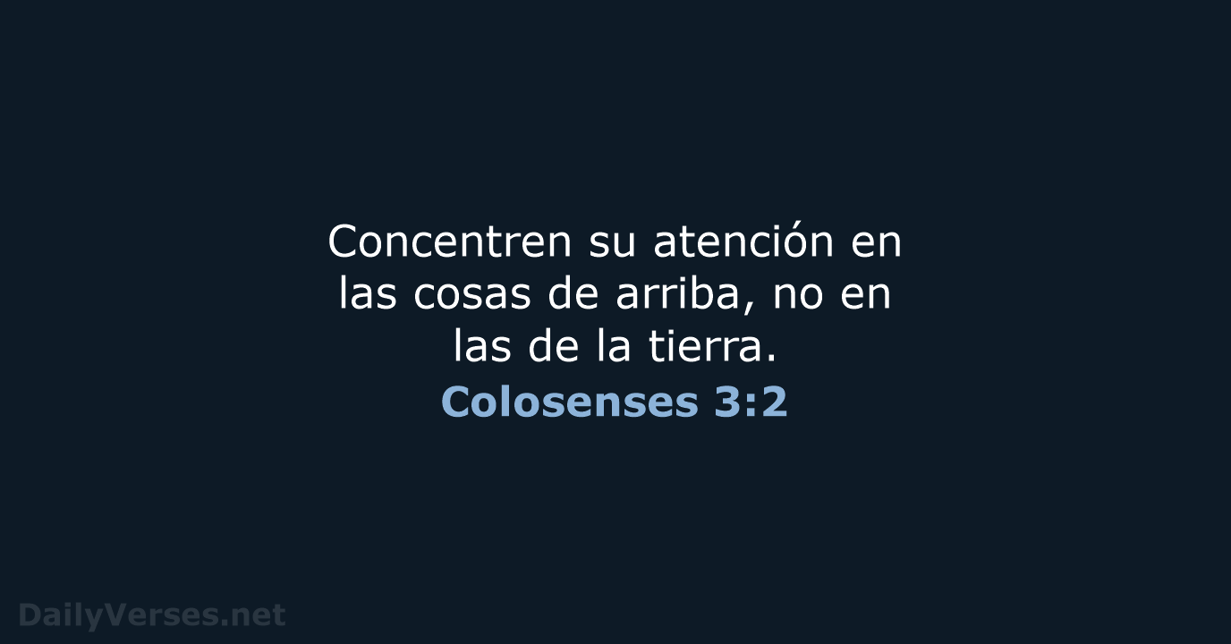 Colosenses 3:2 - NVI