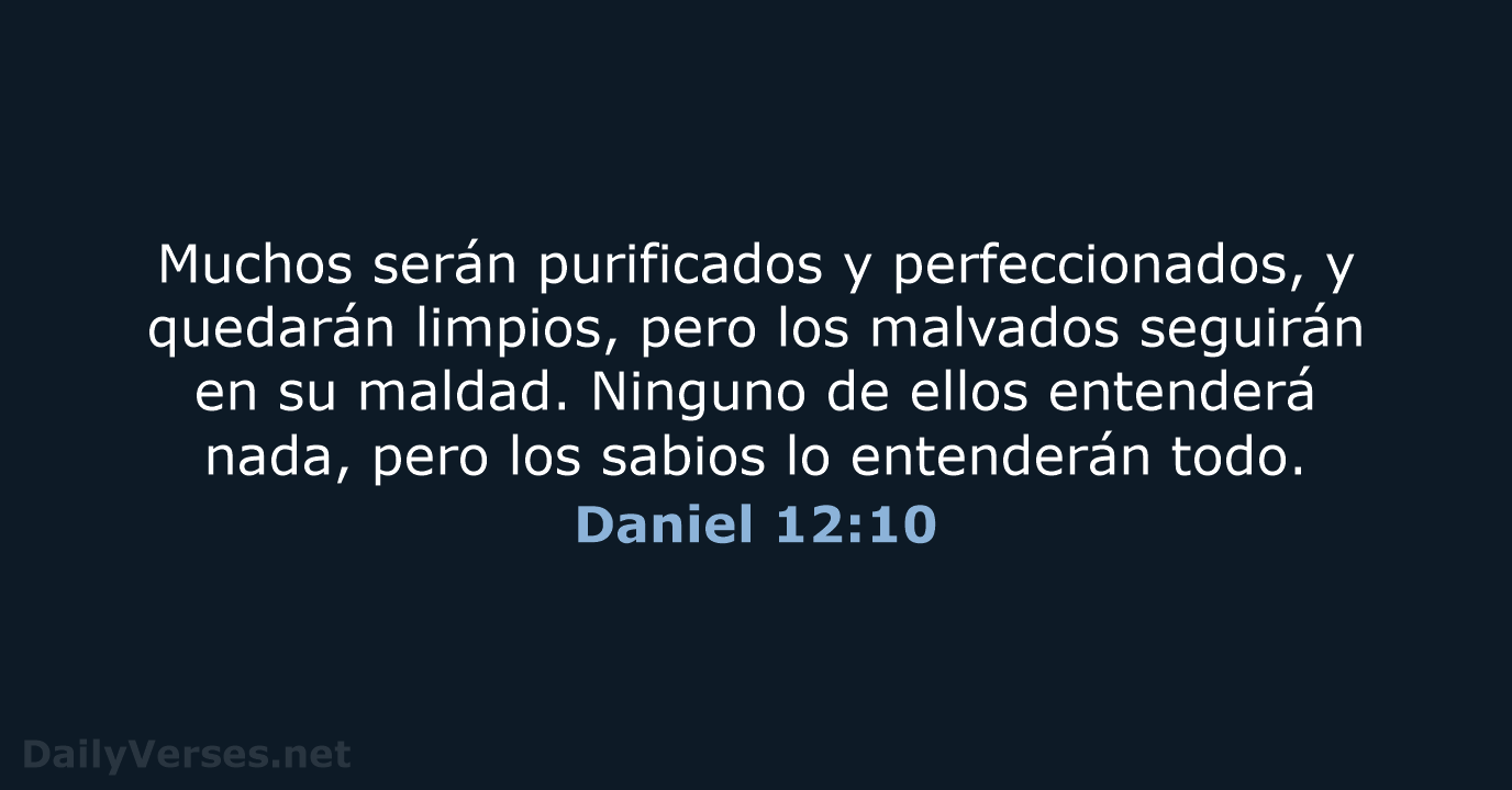 Daniel 12:10 - NVI
