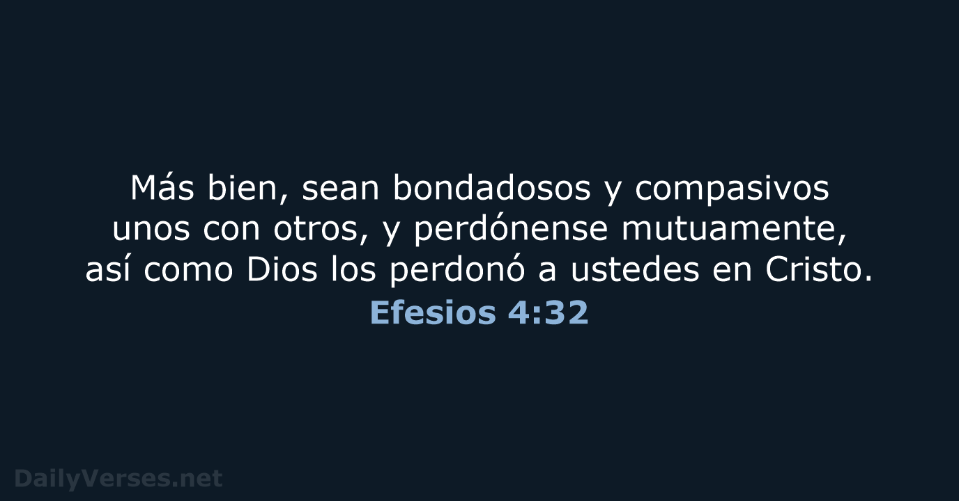 Efesios 4:32 - NVI