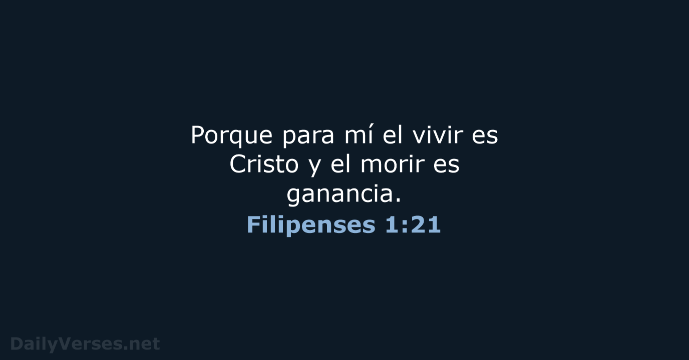 Filipenses 1:21 - NVI