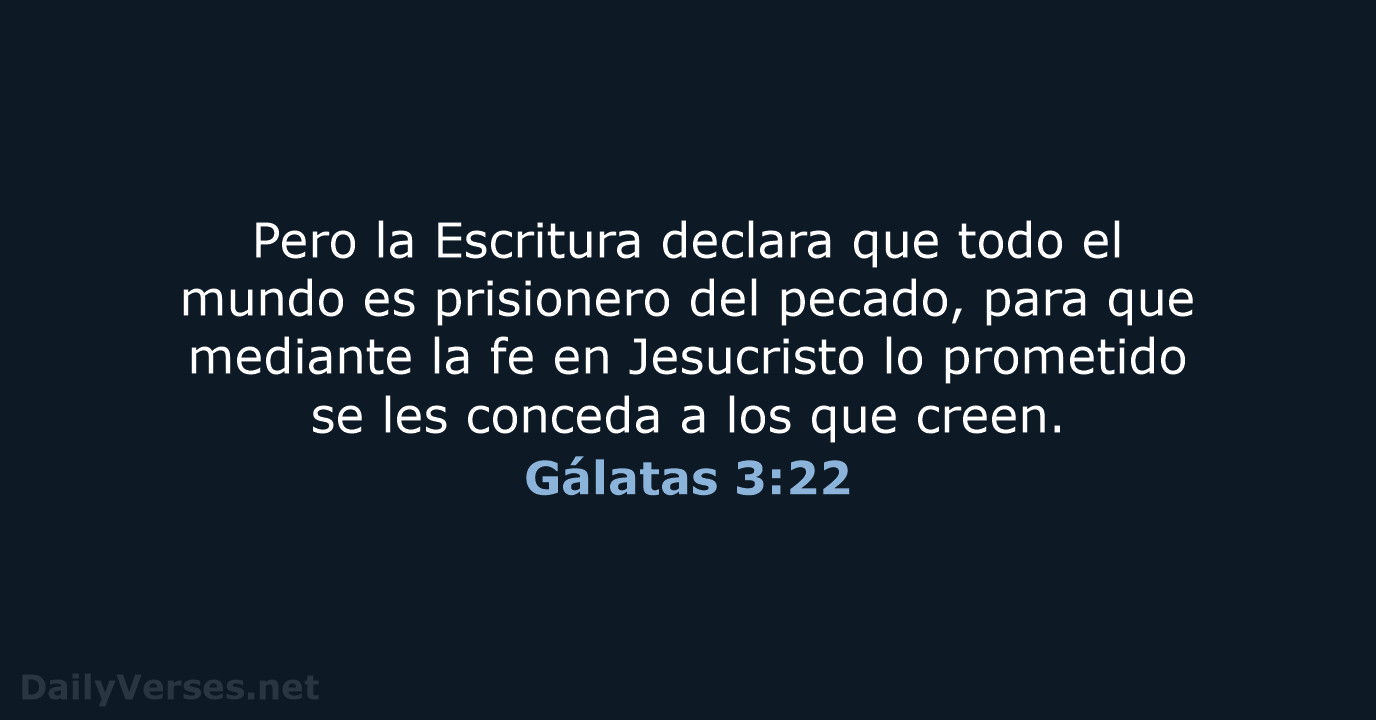 Gálatas 3:22 - NVI