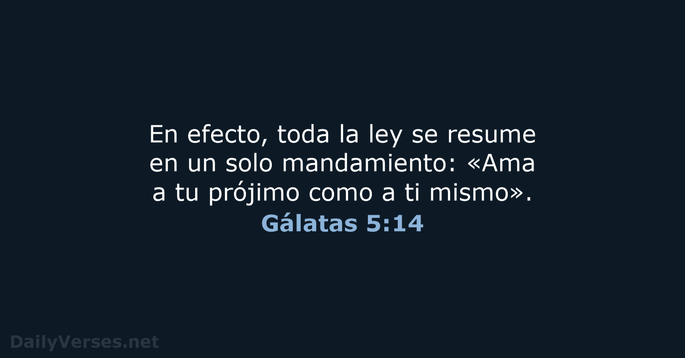 Gálatas 5:14 - NVI