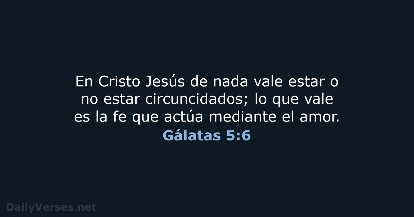 Gálatas 5:6 - NVI