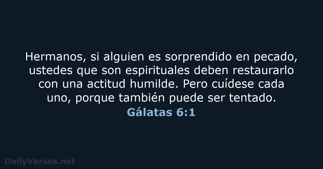 Gálatas 6:1 - NVI