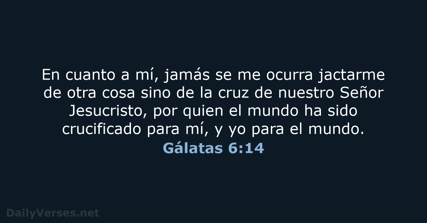 Gálatas 6:14 - NVI
