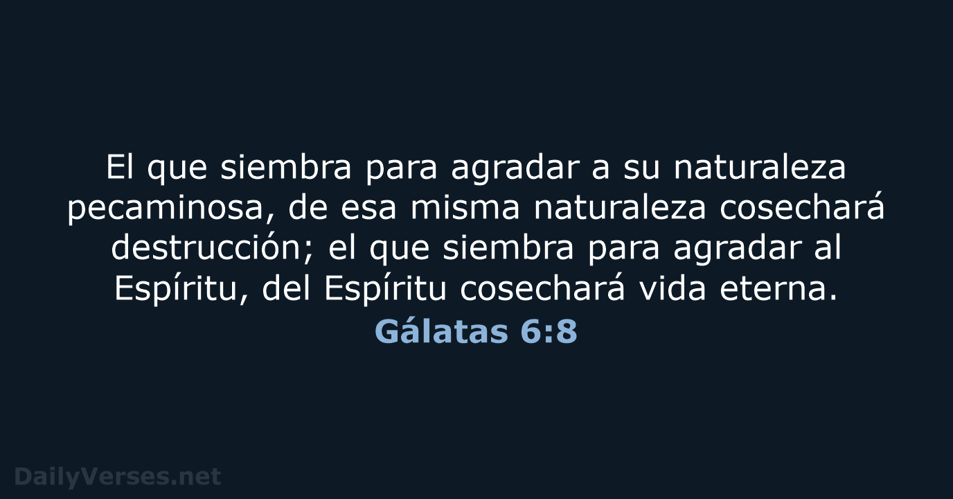 Gálatas 6:8 - NVI