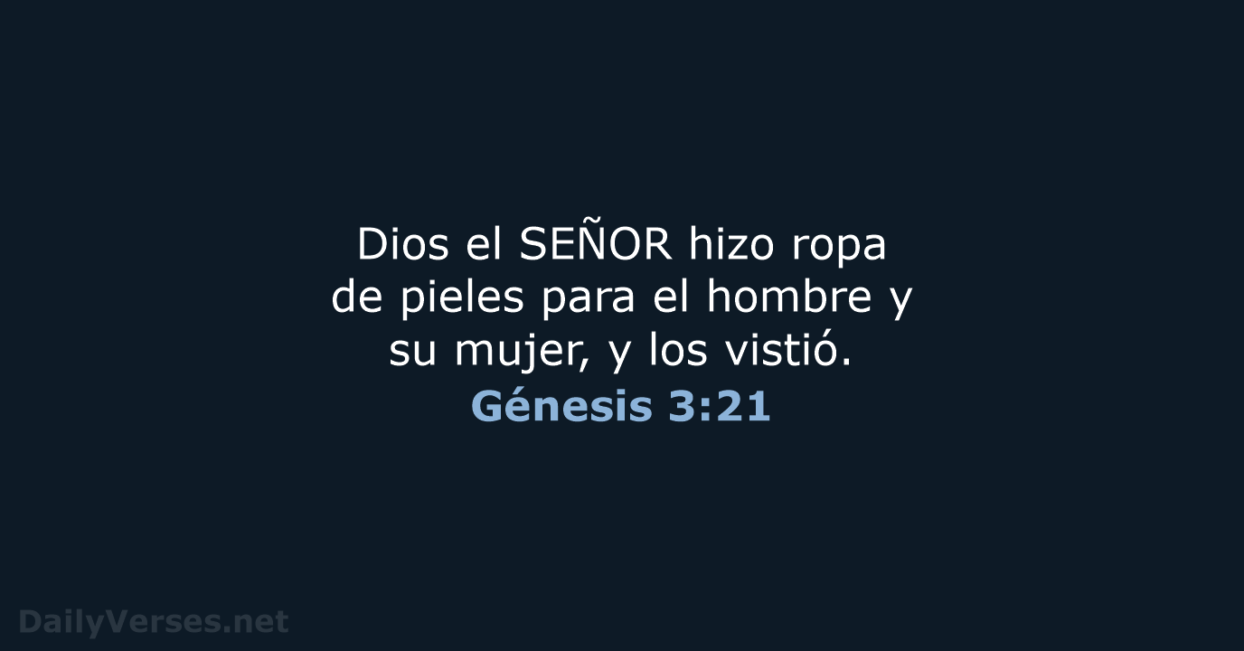 Génesis 3:21 - NVI