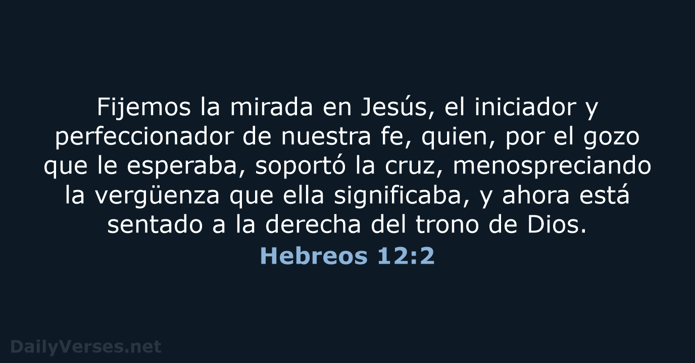 Hebreos 12:2 - NVI