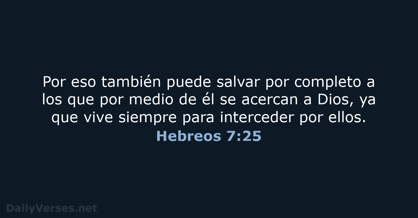 Hebreos 7:25 - NVI