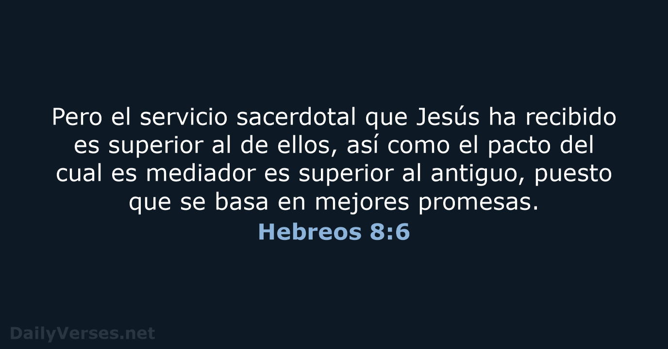 Hebreos 8:6 - NVI