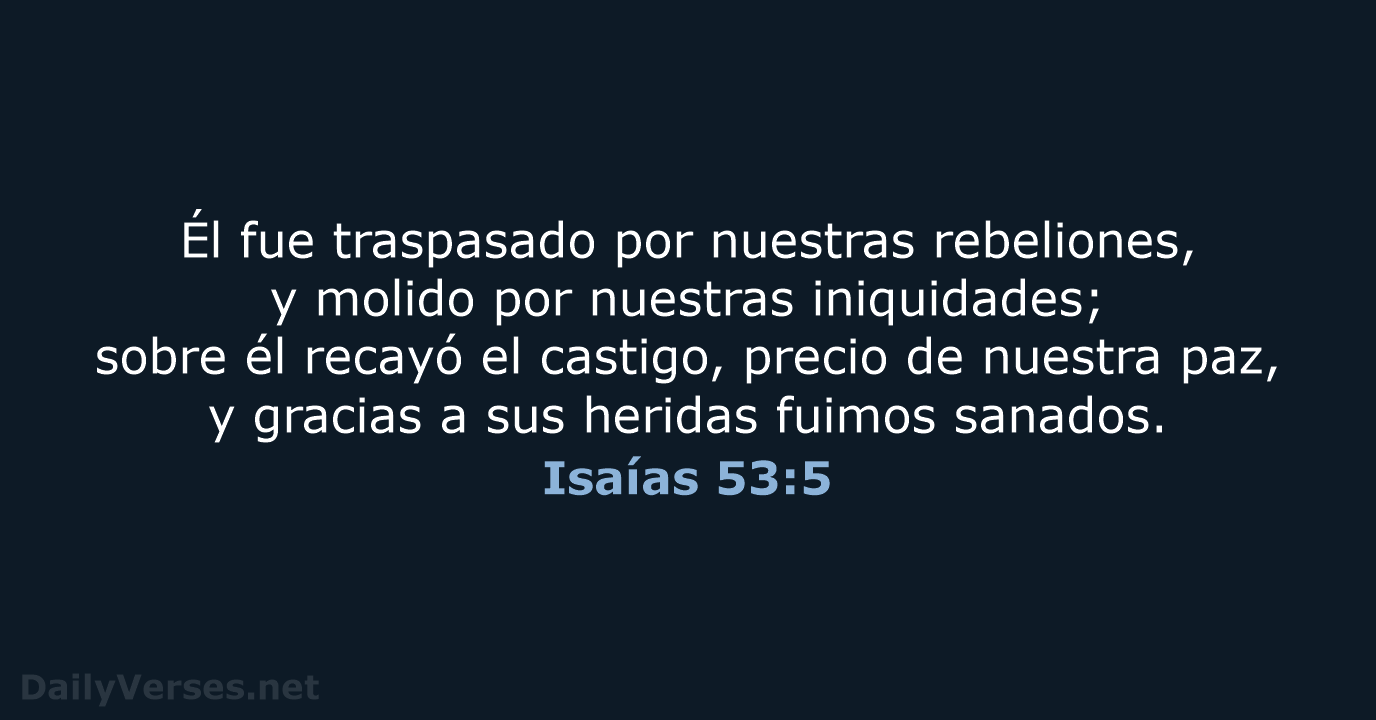 Isaías 53:5 - NVI