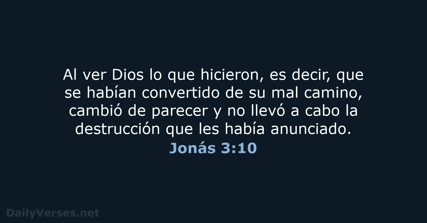 Jonás 3:10 - NVI