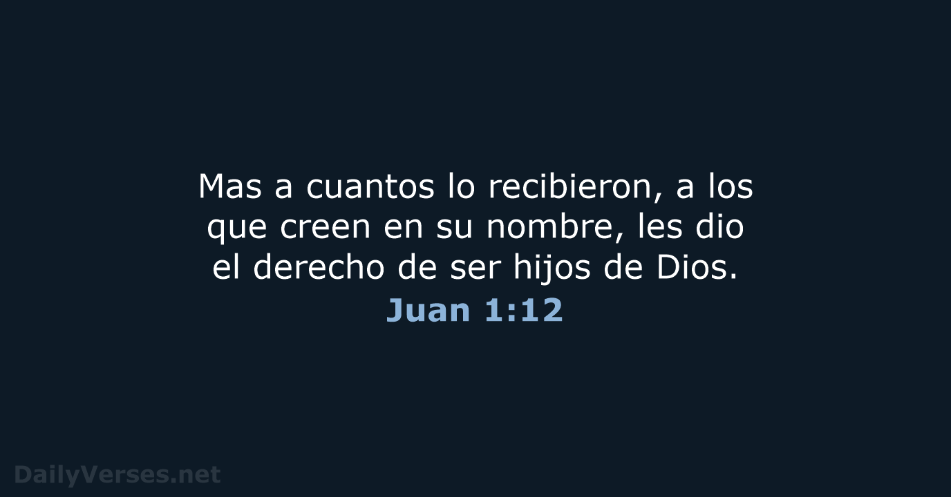 Juan 1:12 - NVI