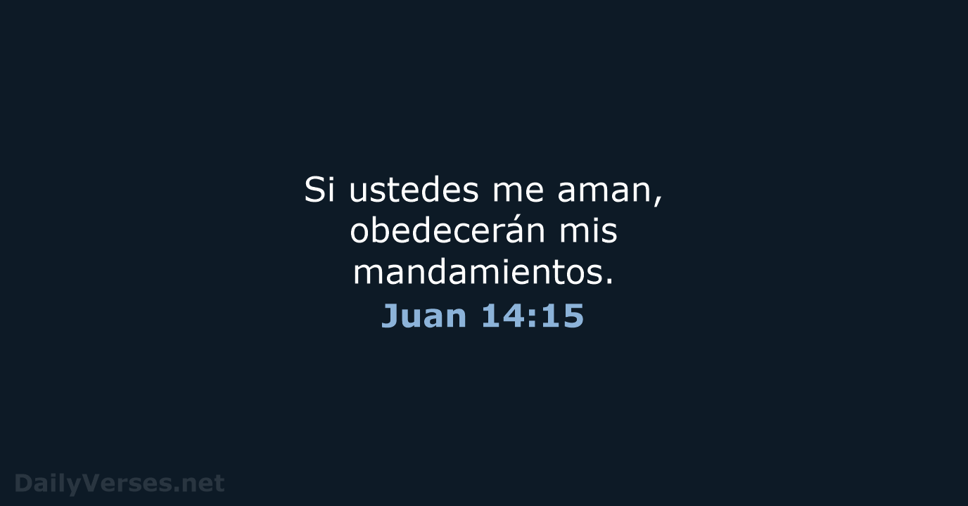 Juan 14:15 - NVI
