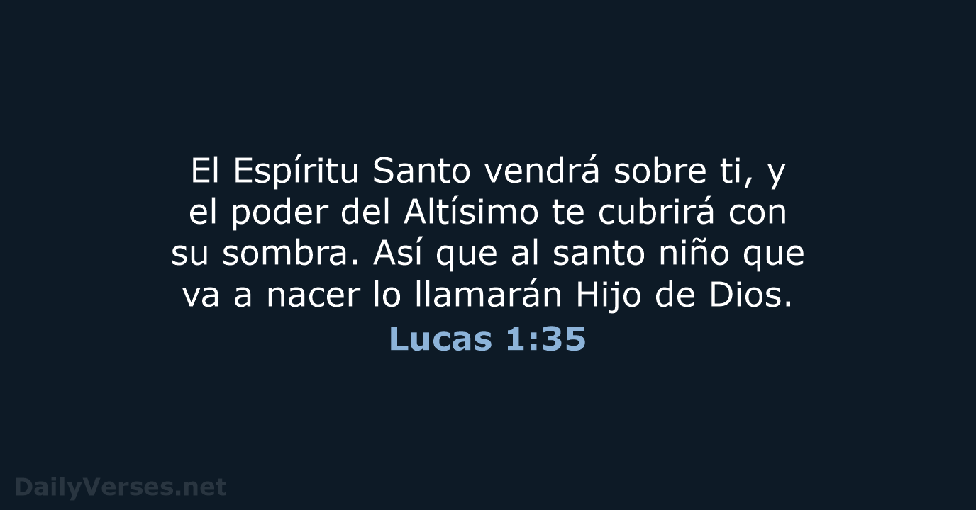 Lucas 1:35 - NVI