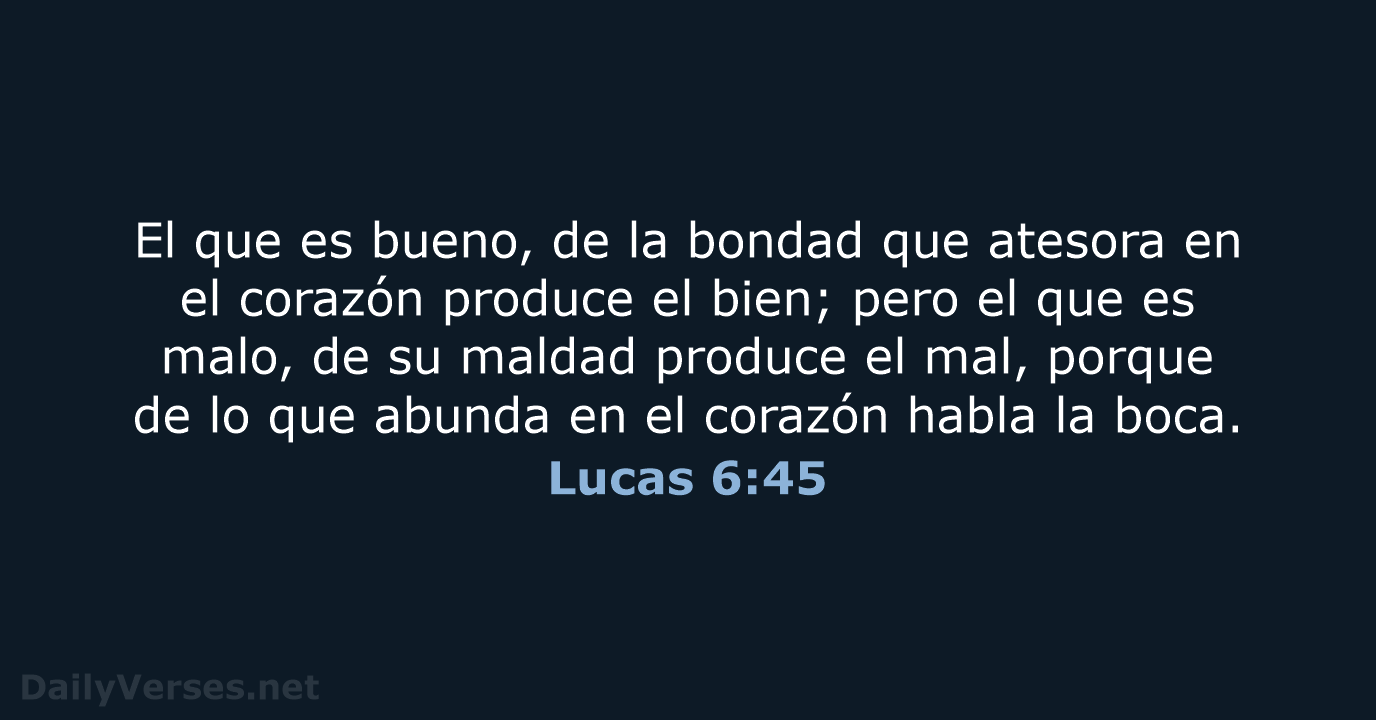 Lucas 6:45 - NVI
