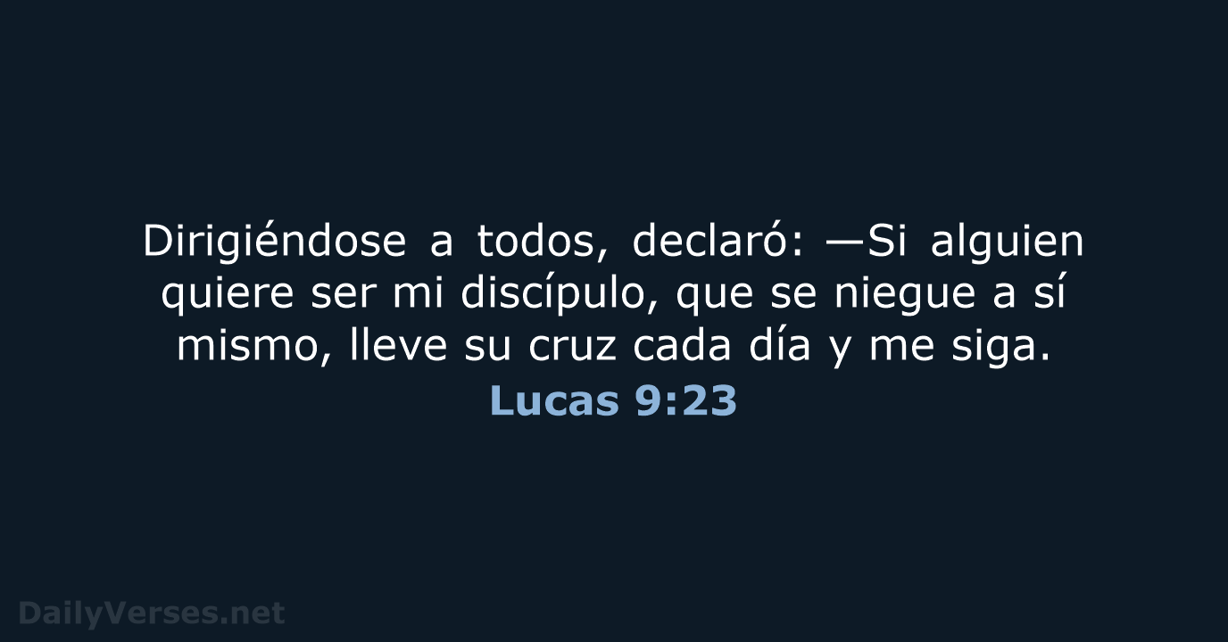 Lucas 9:23 - NVI