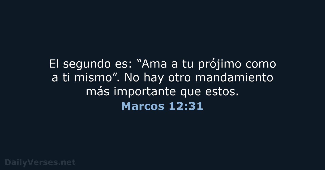 Marcos 12:31 - NVI