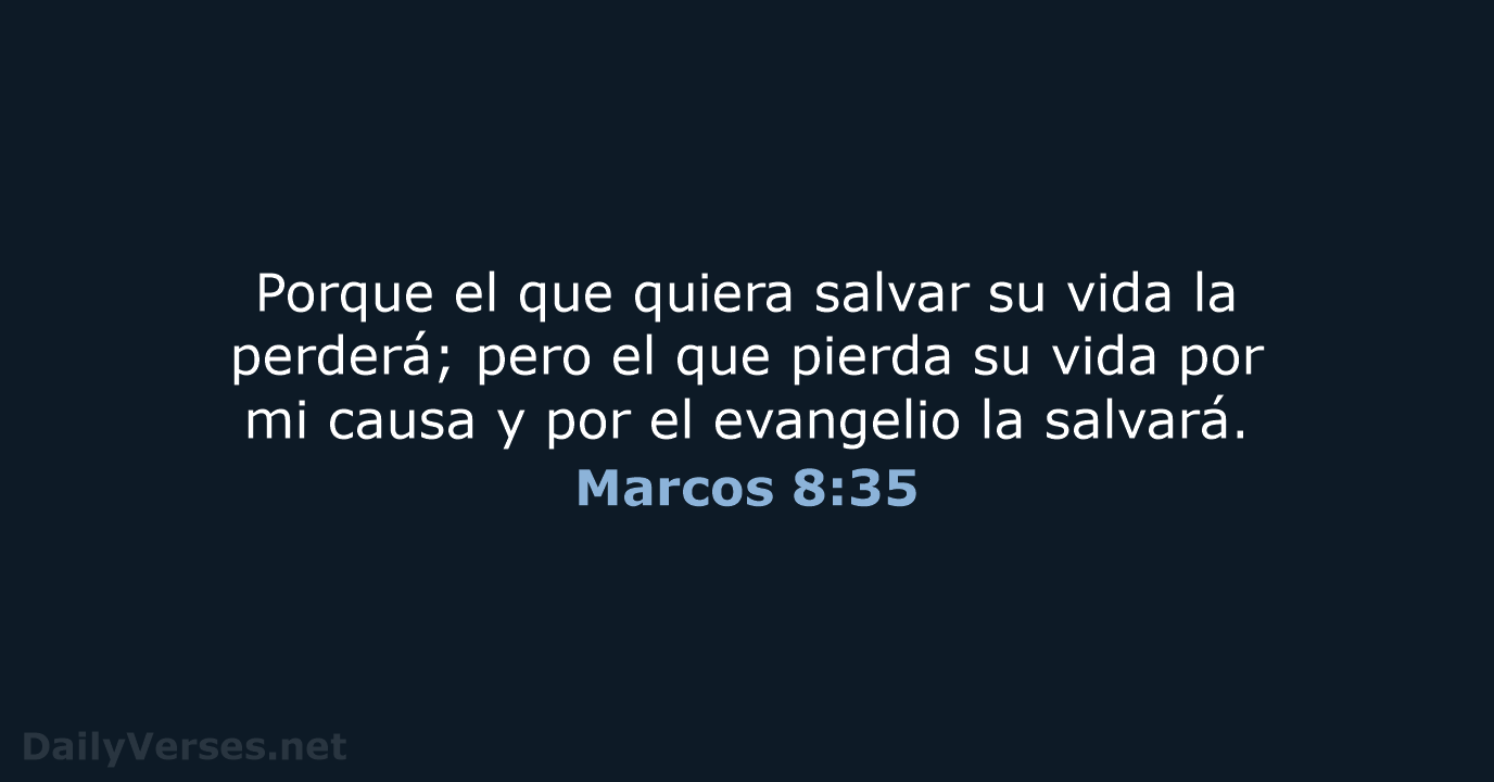 Marcos 8:35 - NVI