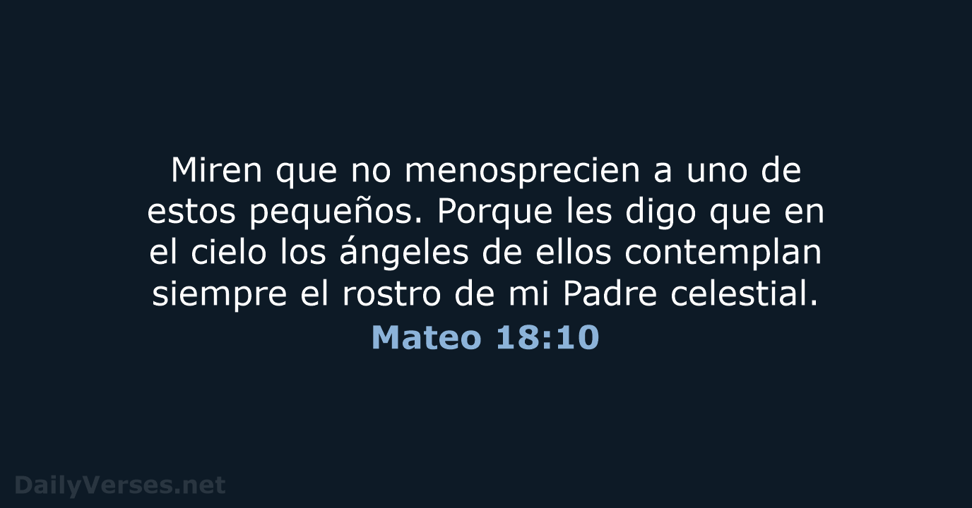 Mateo 18:10 - NVI