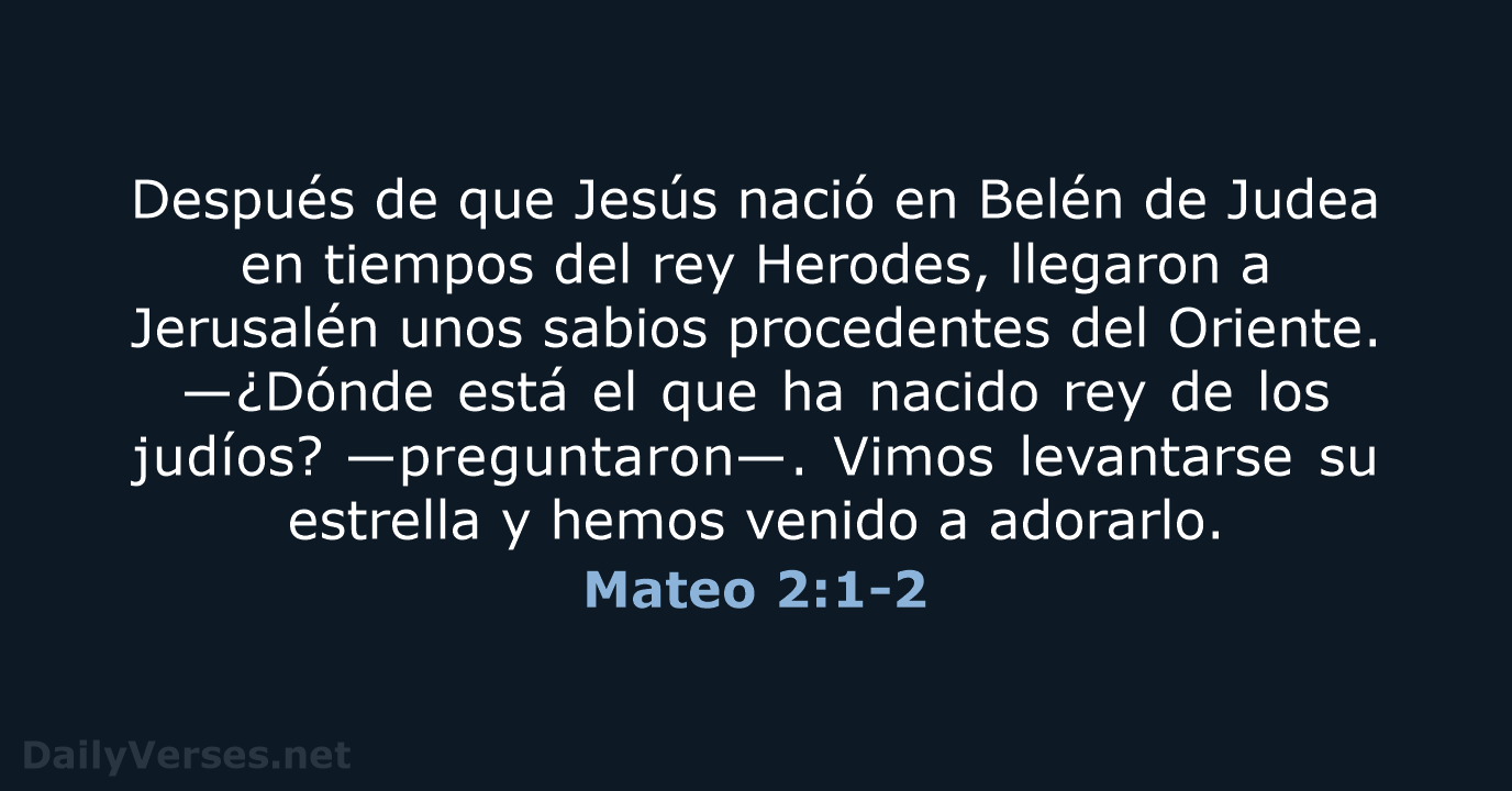 Mateo 2:1-2 - NVI