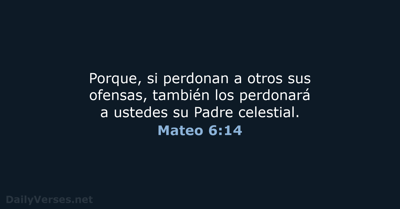 Mateo 6:14 - NVI