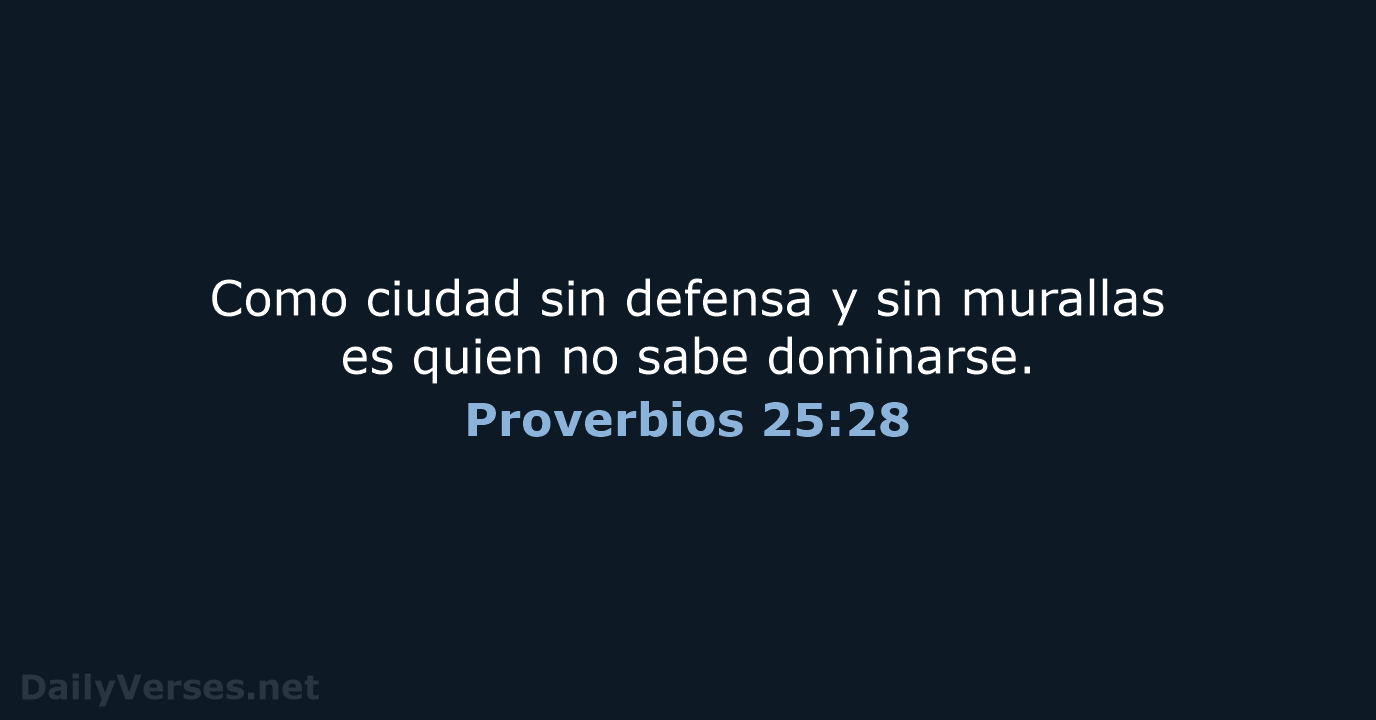 Proverbios 25:28 - NVI