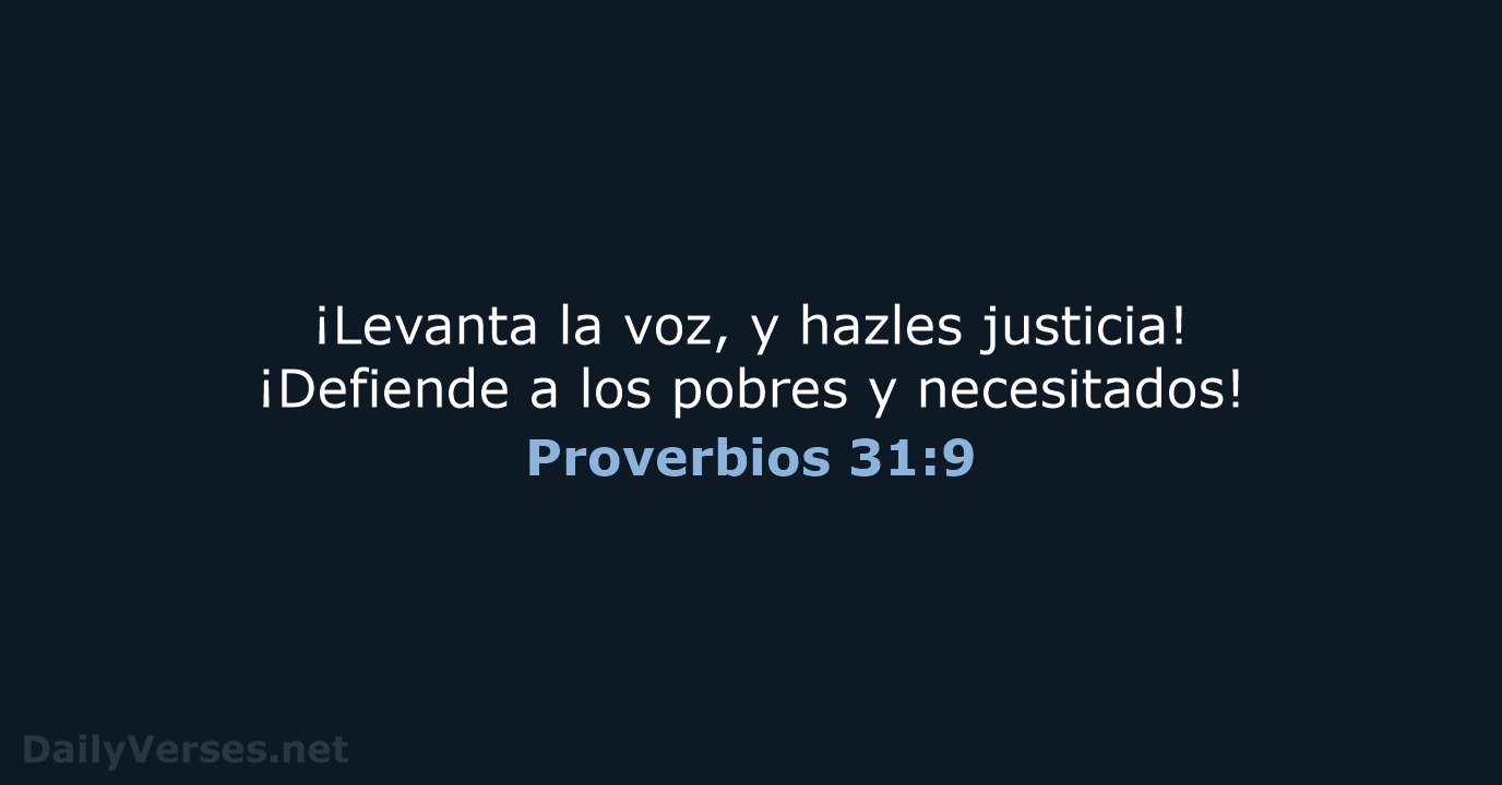 Proverbios 31:9 - NVI