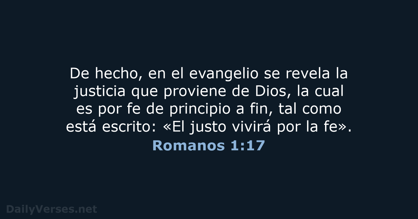 Romanos 1:17 - NVI