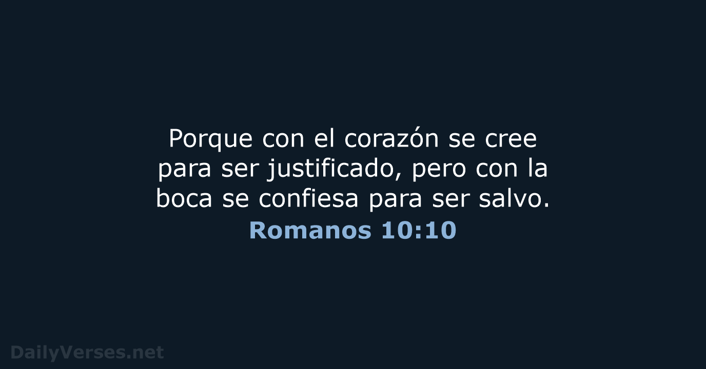 Romanos 10:10 - NVI