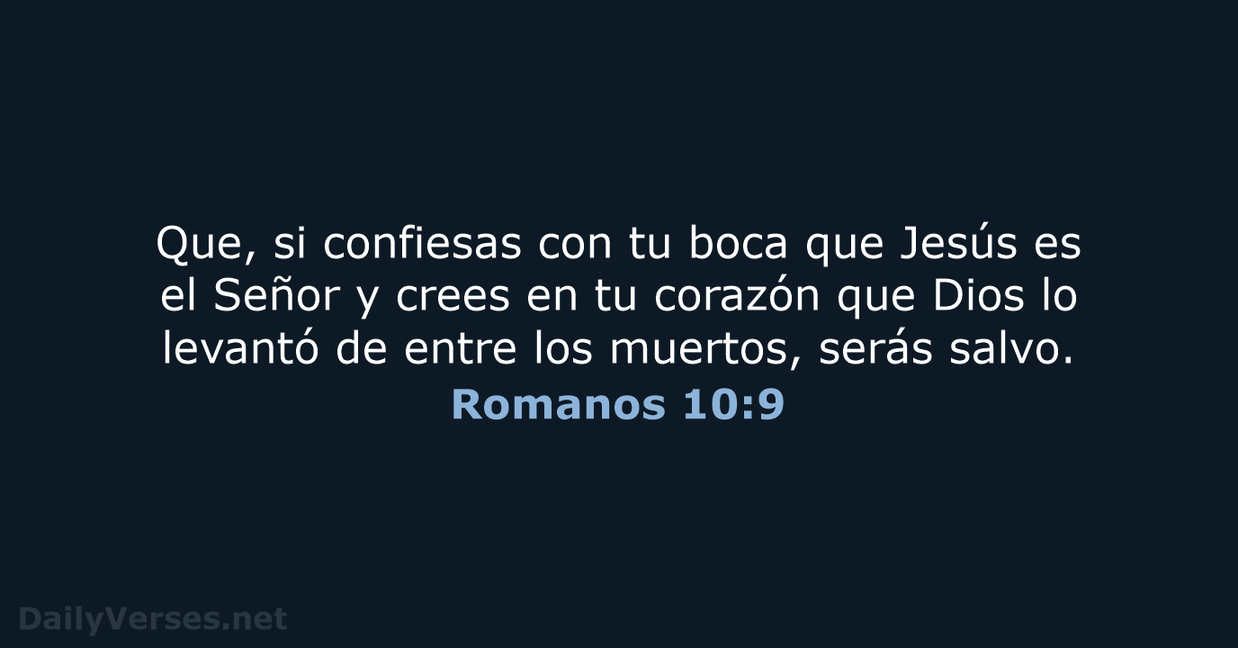 Romanos 10:9 - NVI
