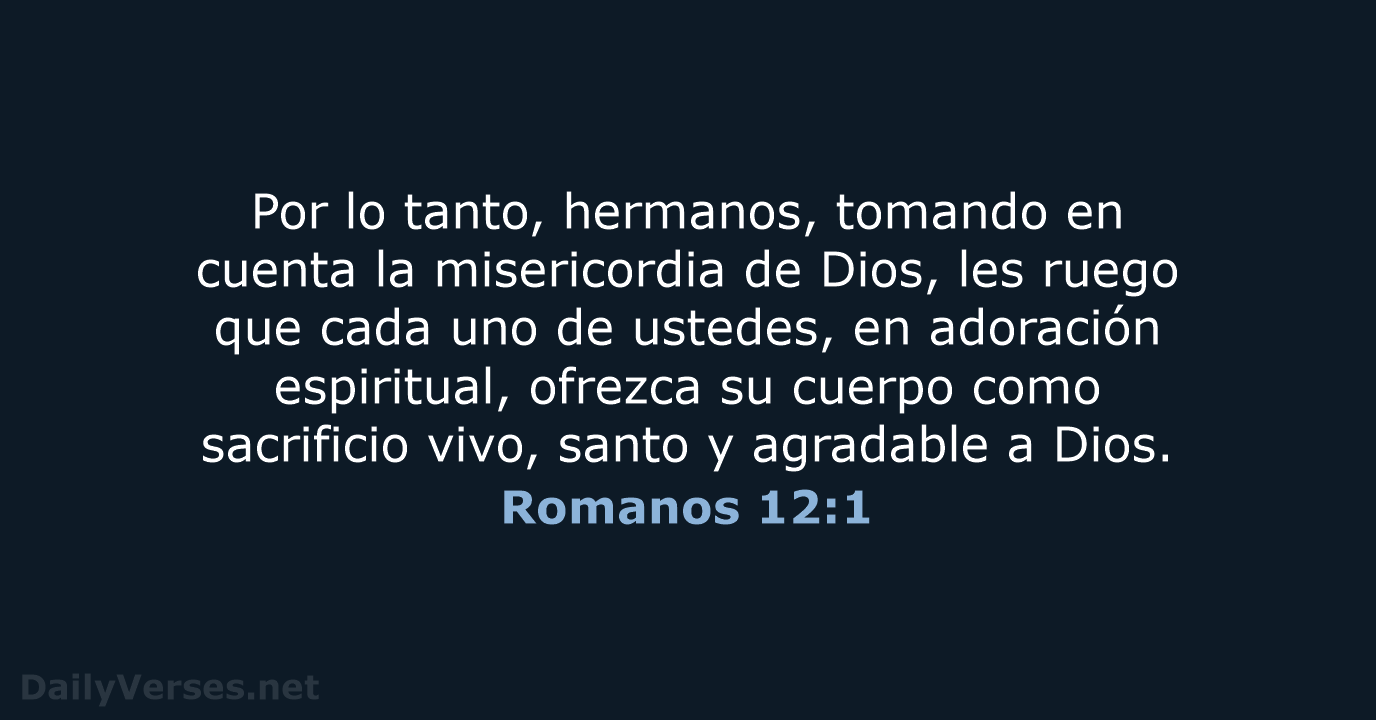 Romanos 12:1 - NVI