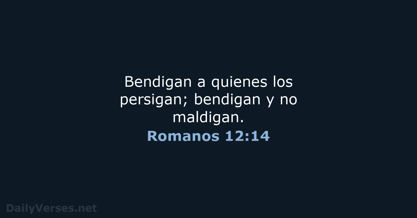Romanos 12:14 - NVI