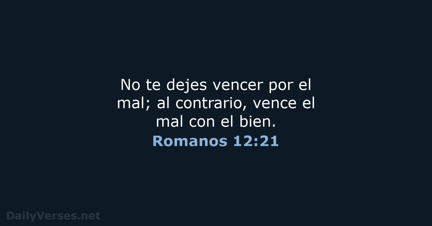 Romanos 12:21 - NVI