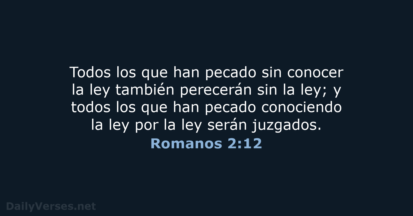 Romanos 2:12 - NVI