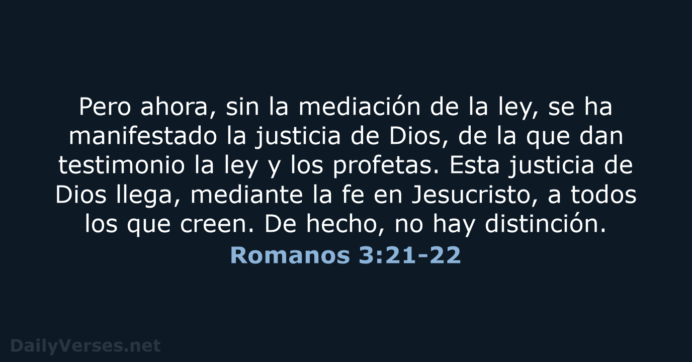 Romanos 3:21-22 - NVI