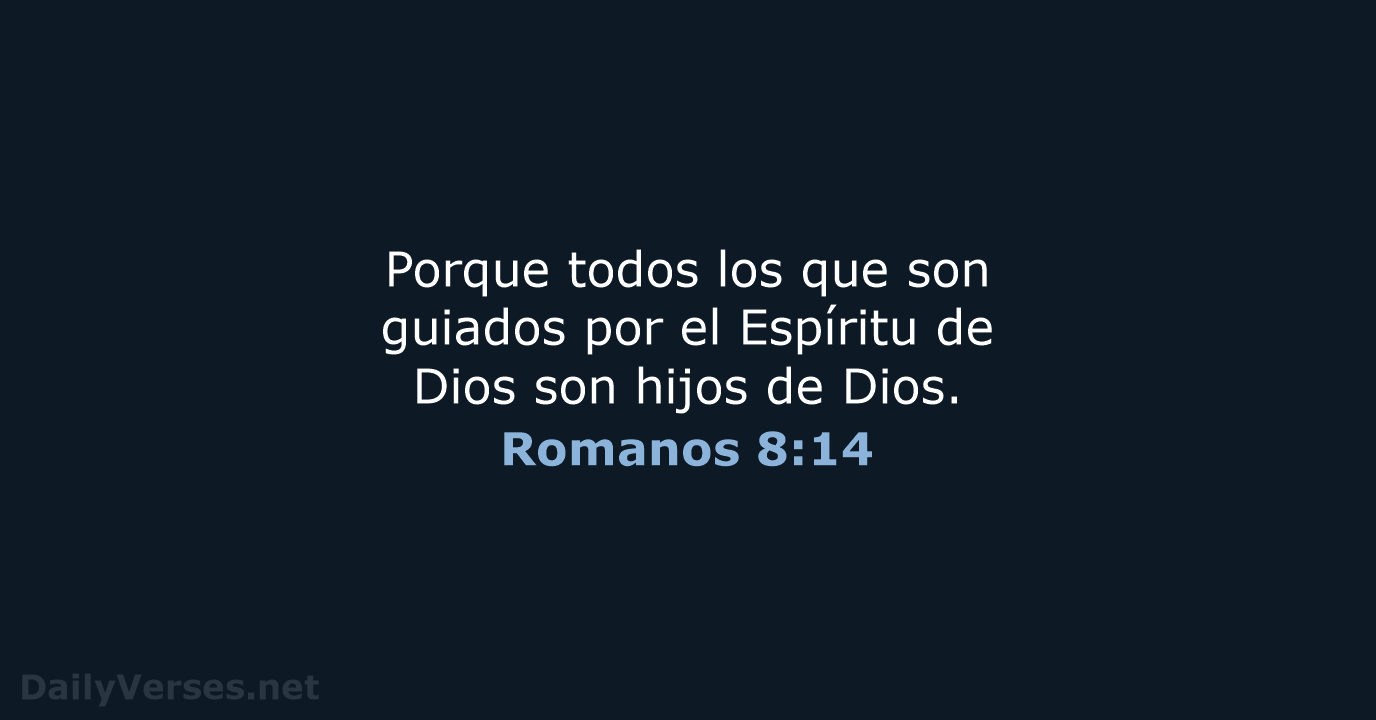 Romanos 8:14 - NVI