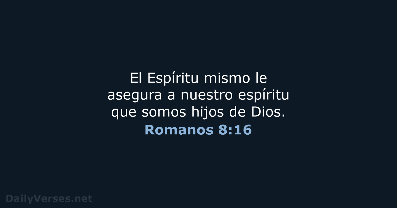 Romanos 8:16 - NVI
