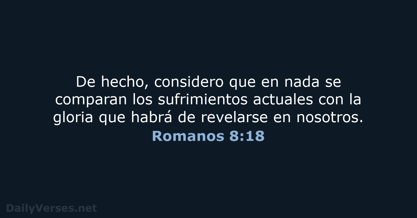 Romanos 8:18 - NVI