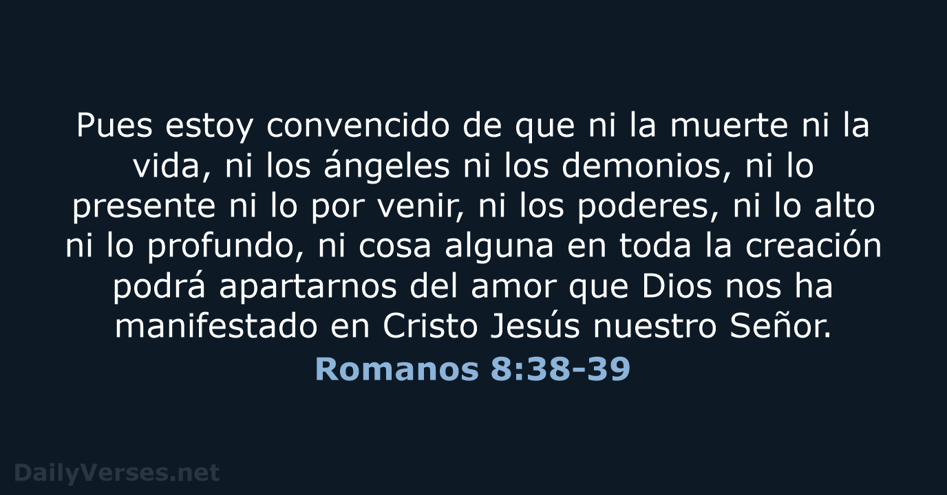Romanos 8:38-39 - NVI