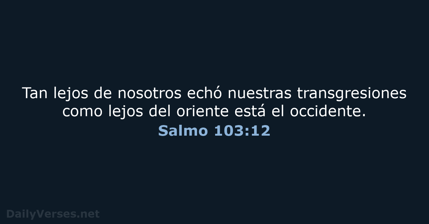 Salmo 103:12 - NVI