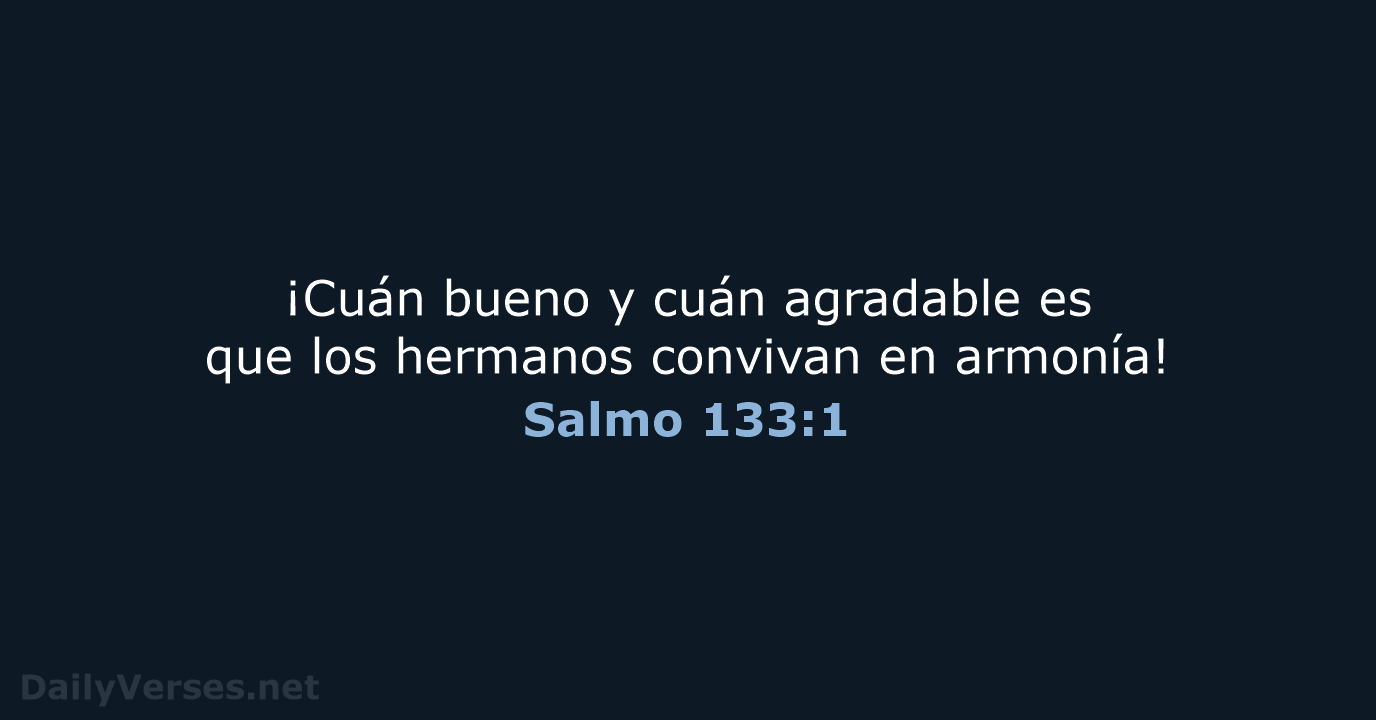 Salmo 133:1 - NVI