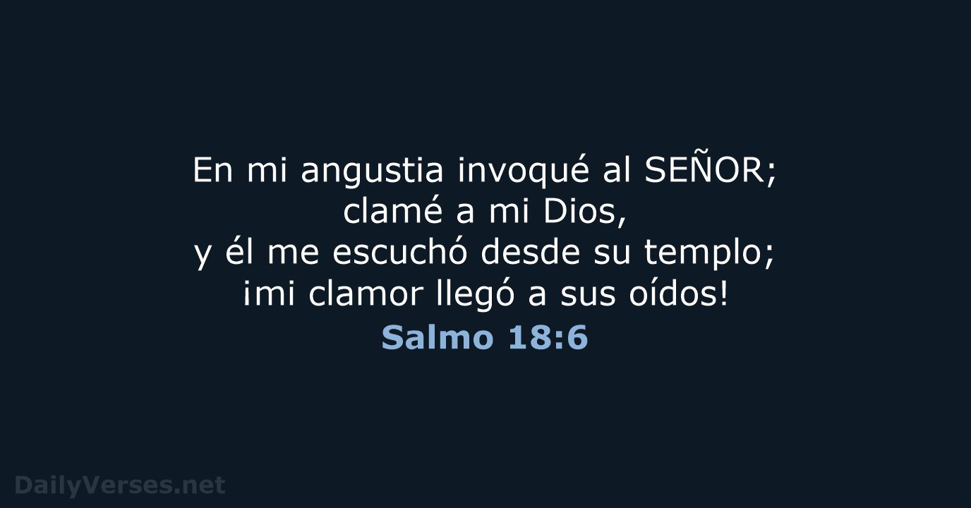 Salmo 18:6 - NVI